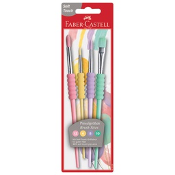 [000044740] Set kistova od sintetičkih vlakana pk4 Faber-Castell 481620 pastel blister