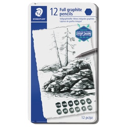 [000044893] Set olovka čisti grafit pk12 Mars Lumograph Design Journey Staedtler 100G M12 blister!!