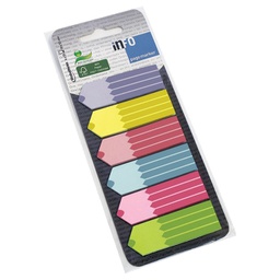 [000045018] Zastavica 18x55 mm 6bojax25L oblik olovke papir Global Notes 5672-93 blister