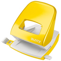 [000045150] Bušač 2 rupe do  30 listova Wow Leitz 50081216 metalik žuti blister