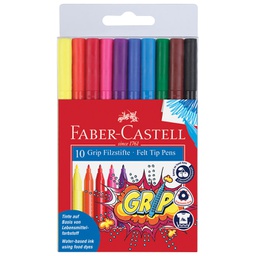 [000001353] Flomaster školski  10boja Grip Faber-Castell 155310 blister