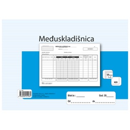 [000002652] Obrazac A-26/NCR međuskladišnica A5 1+4 Fokus