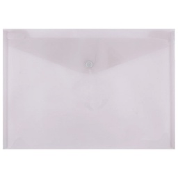 [000004978] Kuverte s gumbom A4 pp Donau 8544001PL-02 prozirne boja dima