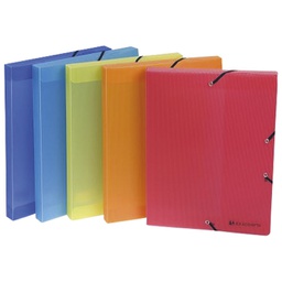 [000006880] Mapa s gumicom hrbat-25 mm A4 pp Linicolor Exacompta 5967E sortirano