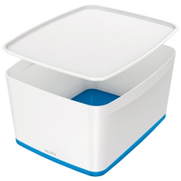 [000009688] Kutija 318x385x198mm sa poklopcem pvc MyBox Leitz 521610-36 plavo/bijela!!