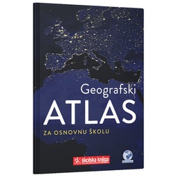 [000011002] Atlas geografski za osnovnu školu-meki uvez Školska Knjiga