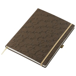 [000012158] Notes Appeel  9x14cm crte s gumicom umjetna koža Royal M32YL-744 smeđi (Applewood)!!