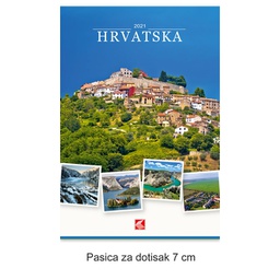 [000013235] Kalendar "Hrvatska 2025" 13 listova, spirala KAL.