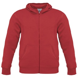 [900000482] Majica dugi rukavi zip B&C Monster 280g crvena L!!