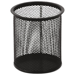 [000002716] Čaša za olovke metalna žica okrugla fi-9xH-9,7 cm LD01-188 Fornax crna