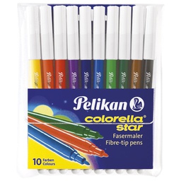 [000035973] Flomaster školski  10boja Colorella star Pelikan 904821 blister!!