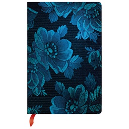 [000036882] Notes  9,5x14cm-mini crte  88L s gumicom Blue Muse Paperblanks PB2961-8!!