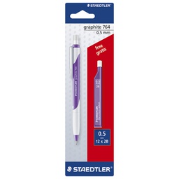 [000037310] Olovka tehnička 0,5mm Graphite 764+mine gratis Staedtler 7645ABK25!!