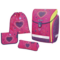 [000039144] Torba školska anatomska 4/1 Midi Pink Hearts Herlitz 50013715!!