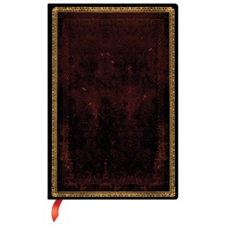 [000040546] Notes  9,5x14cm-mini crte  88L Black Morrocan Flexis Paperblanks FB5332-3!!