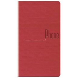 [000041495] Adresar telefonski  70x136mm A-Ž India 989 crveni