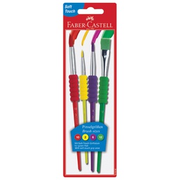 [000045238] Set kistova od sintetičkih vlakana pk4 Faber-Castell 481600 sortirano blister