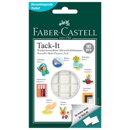 [000045326] Ljepilo-jastučići 50g 90x Tack-it Faber-Castell 589150 bijelo blister