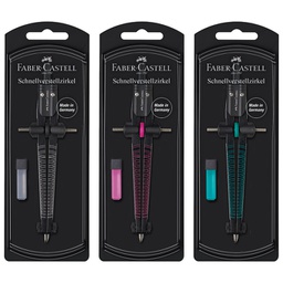 [000045595] Šestar s preciznim podešavanjem+mine Twister Faber Castell 1744 sortirano blister