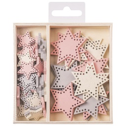 [000045616] Ukras drveni pk54 Zvijezde Knorr Prandell 21-8001311 sortirano blister