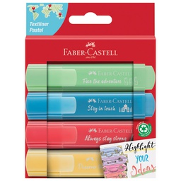 [000045740] Signir 1-5mm 46 Pastel kartonska kutija Faber-Castell 254625/4boje blister!!
