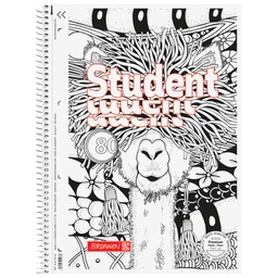 [000045847] Blok kolegij A4 crte  80L perforacija+4rupe ZENart Llama Brunnen 10-67427 02