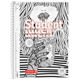 [000045848] Blok kolegij A4 karo  80L perforacija+4rupe ZENart Cocktail Brunnen 10-67428 02!!