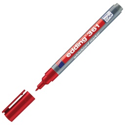 [000045707] Marker za bijelu ploču 1 mm Edding 361 crveni