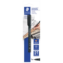 [000046088] Marker permanentni 1 mm reciklirani Lumocolor Staedtler 317-9 BKDA crni blister