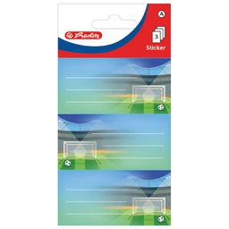 [000046092] Etikete školske papir nogomet Herlitz 50034307 blister
