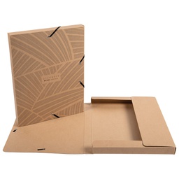 [000046260] Mapa s gumicom hrbat-25 mm A4 karton reciklirani 600g Eterneco Exacompta 59247E sortirano