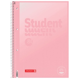 [000040053] Blok kolegij A4 karo  80L perforacija+4rupe Pastel Soft Brunnen 10-67328 96 sortirano