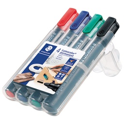 [000046357] Marker permanentni 2 mm pk4 Lumocolor Staedtler 352 WP4