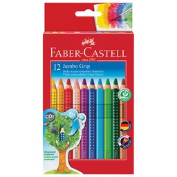 [000046174] Boje drvene  12boja Jumbo Grip Faber-Castell 110912 blister