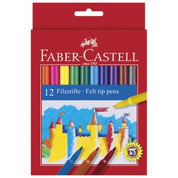[000003188] Flomaster školski  12boja Faber-Castell 554212 blister!!