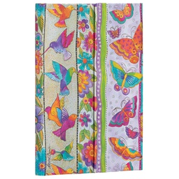 [000046149] Notes  9,5x14cm-mini crte  88L magnet Hummingbirds&Flutterbyes Paperblanks PB7248-5!!