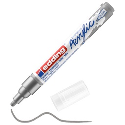 [000046725] Marker akrilni 2-3 mm Edding 5100923 srebrni