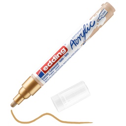 [000046726] Marker akrilni 2-3 mm Edding 5100924 zlatni