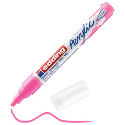 [000046735] Marker akrilni 2-3 mm Edding 5100069 fluo rozi