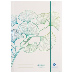 [000046847] Fascikl klapa s gumicom karton A4 Greenline Ginkgo Herlitz 50033935!!