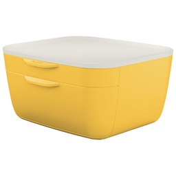[000046895] Kutija s  2 ladice Cosy Leitz 53570019 žuta/bijela
