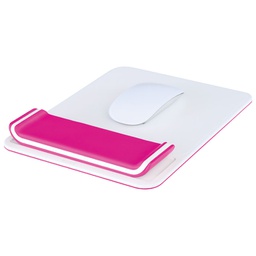 [000046930] Podloga za miša ergonomska podesiva Wow Leitz 65170023 -NL roza/bijela!!
