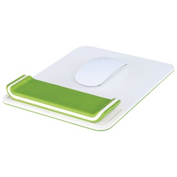[000046931] Podloga za miša ergonomska podesiva Wow Leitz 65170054 -NL zelena/bijela!!