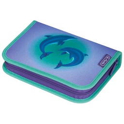 [000045787] Pernica puna 1zip 2preklopa Dolphin Herlitz 50032952