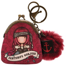 [000046054] Privjesak za ključeve torbica+pom pom Pirates Mary Rose Gorjuss 919GJ08 blister