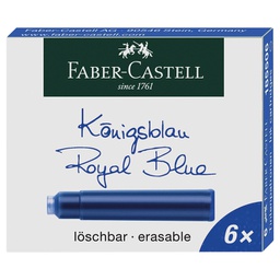[000003531] Tinta za nalivpero patrone pk6 Faber-Castell 185506 plava