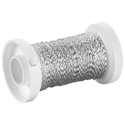 [000003592] Žica ukrasna srebrna fi-0,25 mmx 50m-špula Knorr Prandell 21-6482902 blister