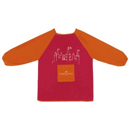 [000003598] Pregača za likovni s rukavima 43x57 cm Faber-Castell 201204 crvena blister