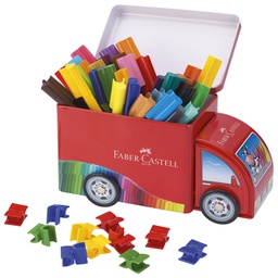[000003628] Flomaster školski  33boje u metalnoj kutiji Connector Truck Faber-Castell 155533