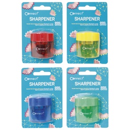 [000003766] Šiljilo pvc s pvc kutijom 2rupe 8106 Connect sortirano blister